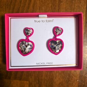 True to Form Heart Earrings